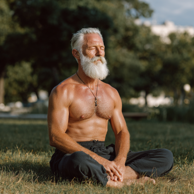 Спокійне середовище для занять йогою з літніми людьми
